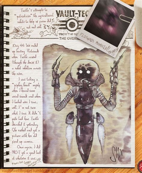 Vault Dwellers Journal By Drunkfu Fallout Concept Art Fallout Fan