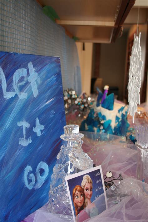 Let It Go Painting Frozen Party Birthday Party Frozen Let It Go