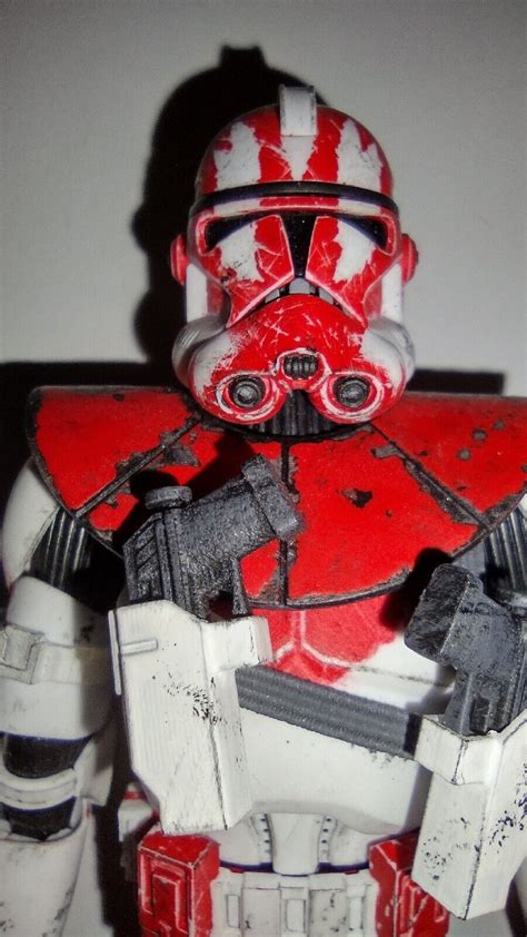 Star Wars Commander Ganch Inch Bandai Custom Clone Trooper Clone Wars