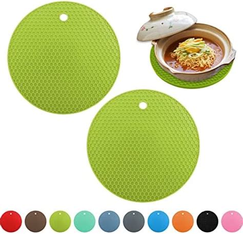 Silicone Trivets For Hot Pots And Pans 2 Pcs Silicone Hot