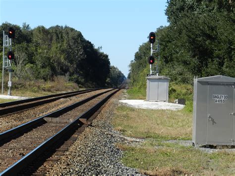 Trains And Trails Of Nassau County Fla Csx Southbound Freight Rolls Through Dyal Nassau County