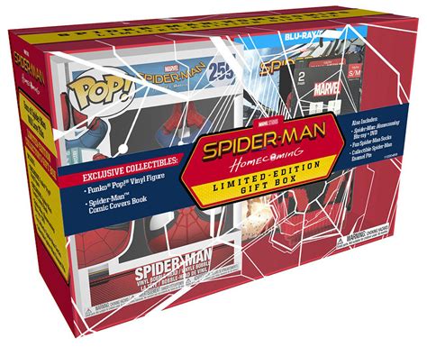 Funko POP! Spider-Man Homecoming Limited Edition Gift Box - Exclusive Import - New, Unopened