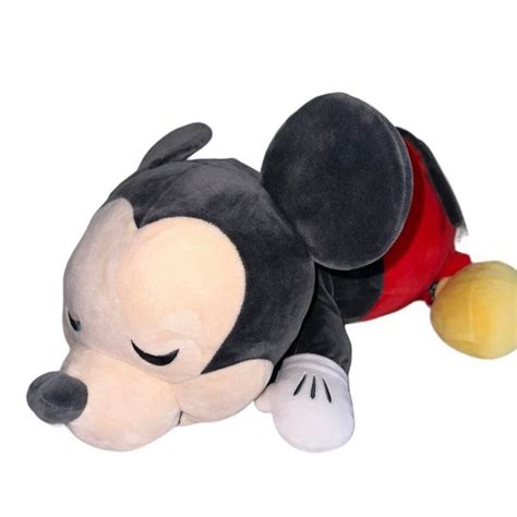 Disney Toys Disney Sleeping Mickey Mouse Cuddleez Large Inch