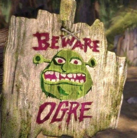 Shrek Beware Ogre Wall Hanging Artofit