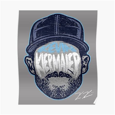 Kevin Kiermaier Player Silhouette Poster For Sale By Wardwilliam90