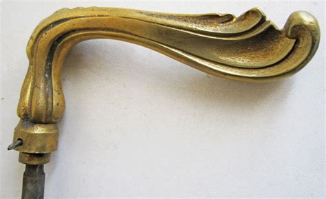 PAIRE DE POIGNÉES DE PORTE Art Nouveau en bronze eBay