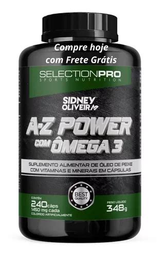 Suplemento em cápsulas Sidney Oliveira Suplementação Omega 3 ácidos