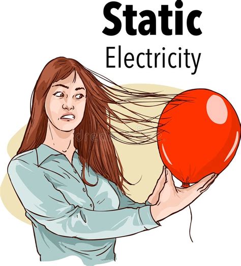 Static Electricity Hair Stock Illustrations – 65 Static Electricity ...