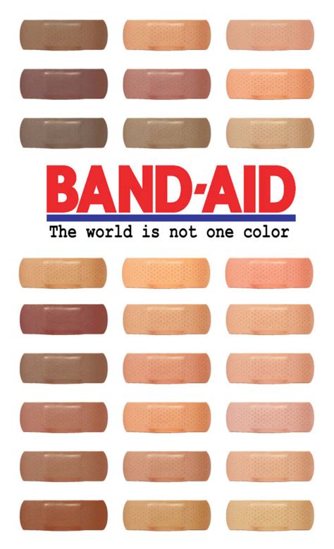 Band Aids Come In Different Colors