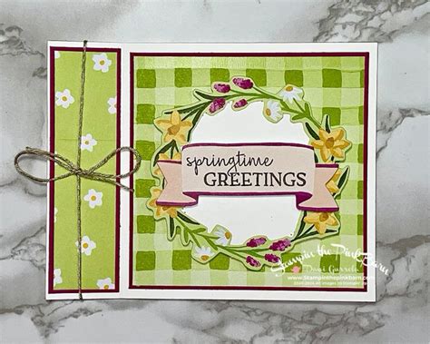 Stampin Up Sweet Springtime February Paper Pumpkin Alternative In