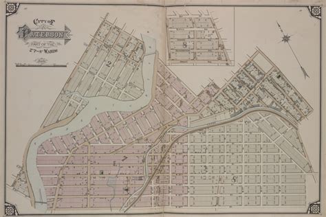 City Of Paterson Part Of The 2nd 7th And 8th Wards Nypl Digital Collections