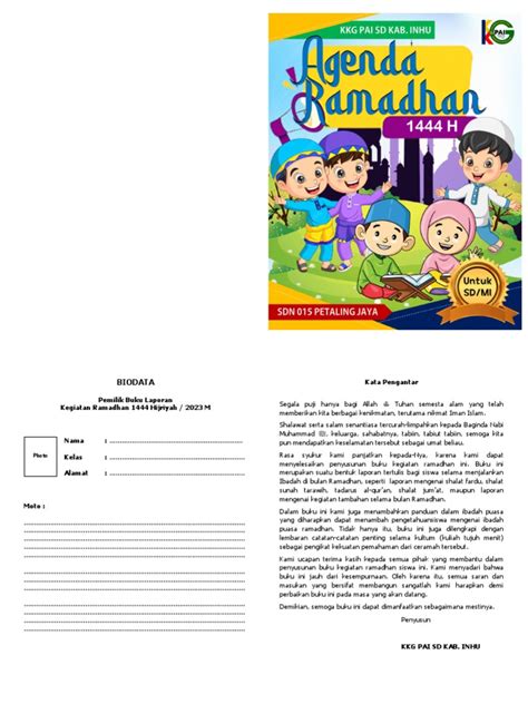 Buku Agenda Ramadhan 1444 H Pdf