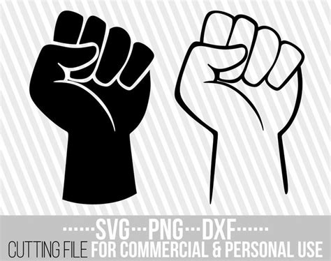 2x Fist Svg Hand Svg Power Svg Woman Svg Man Svg Fingers Etsy Afro