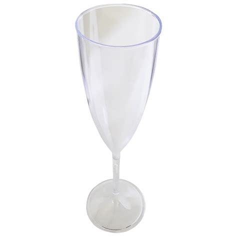 Taça de Champanhe Acrílico Transparente Prime 170mL