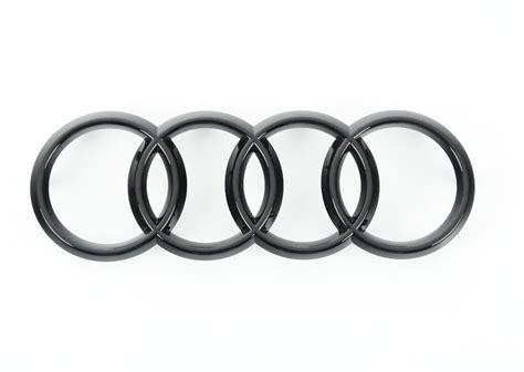 New Genuine Audi A4 B9 A6 C7 A8 Q3 Q5 Q7 Front Ring Badge Emblem Gloss