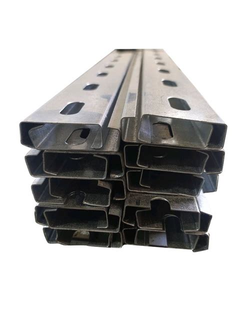 Rectangular Mild Steel Slotted C Channel For Commercial At Rs Kg