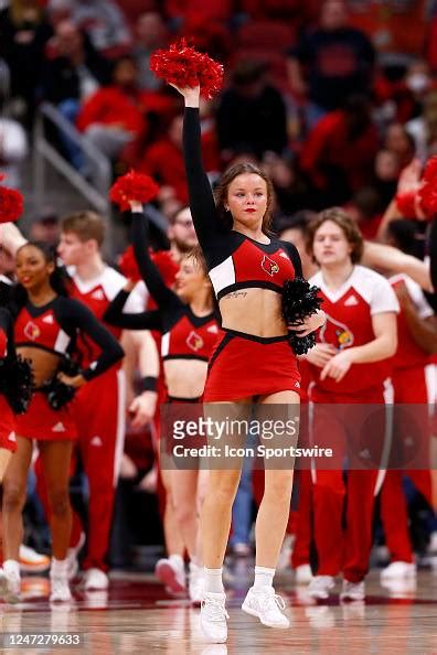 The Louisville Cardinals Cheerleaders Preform During A Mens College News Photo Getty Images