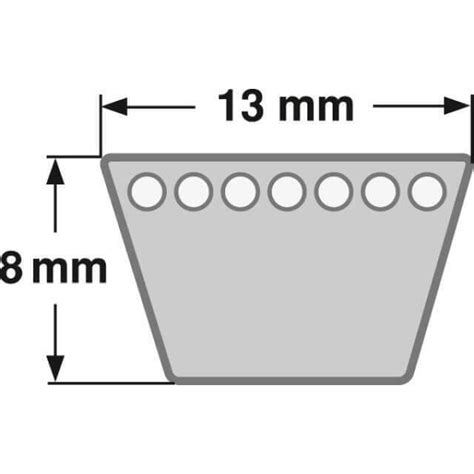 Keilriemen 13 X 3800 Li Klassischer Keilriemen Din 2215 V Belt Ebay