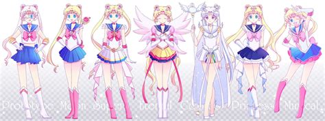 Download Pastel Sailor Moon Outfits Anime Girl Wallpaper | Wallpapers.com