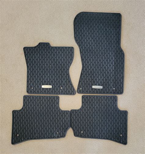 JAGUAR F PACE X761 RUBBER FLOOR MAT SET T4A5564 LHD Oem Genuine For