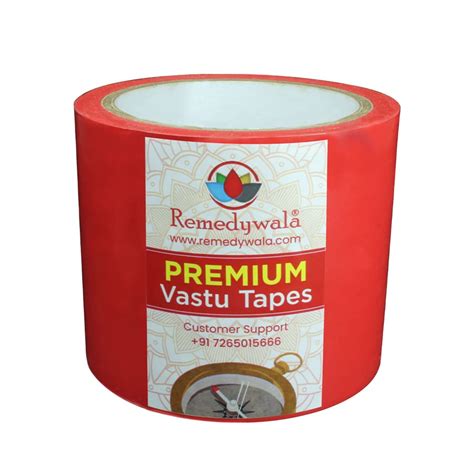 Remedywala Vastu Red Color Tape Vastu Tape To Inch Meter