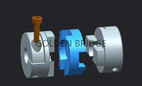 Oldham Coupling Zero Backlash Motor Couplings High Vibration Damping