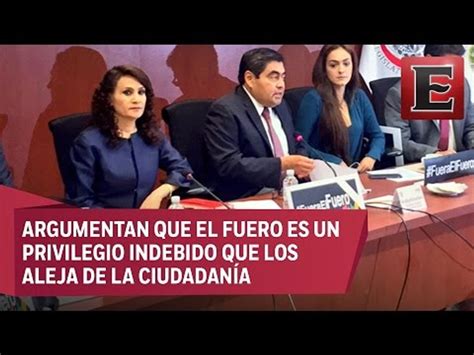 Senadores Del Prd Renuncian A Fuero Constitucional V Deo Dailymotion