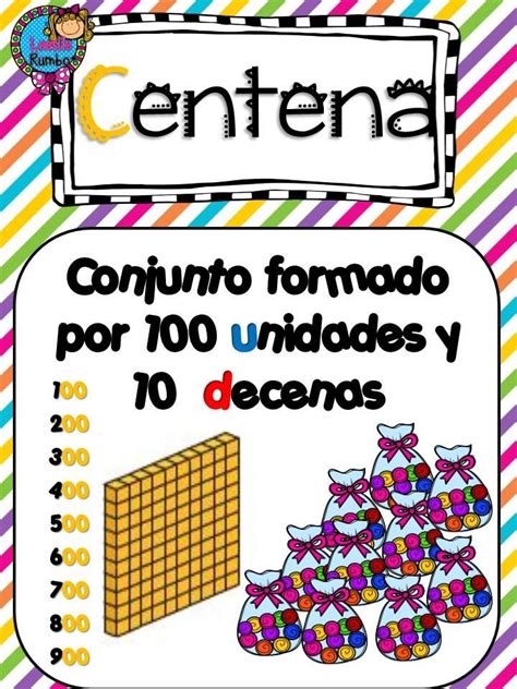 Unidad Decena Y Centena Decenas Y Centenas Material Didactico Para