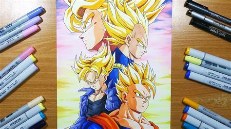 Goku And Gohan Vs Vegeta And Trunks