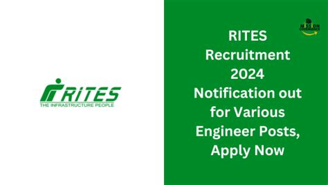 Rites Recruitment Notification Out For Various Engineer Post