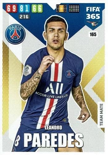 Carta Adrenalyn Xl Fifa Leandro Paredes Cuotas Sin Inter S