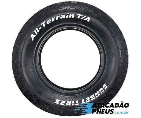 Pneu Aro Sunset Tire R S All Terrain T A Letra Branca