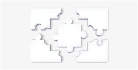 5 Puzzle Pieces Png