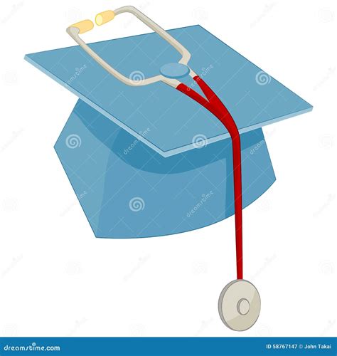 Medical Graduate Symbol stock vector. Illustration of graduation - 58767147