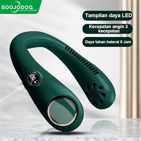 Jual Goojodoq Kipas Angin Gantung Leher Kipas Angin Portable Shopee