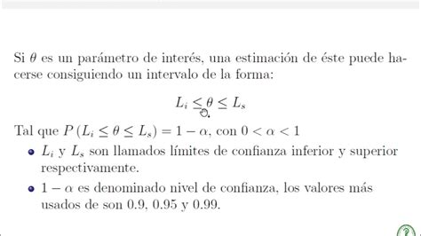 Intervalos de Confianza - YouTube 