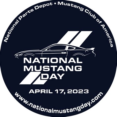 2023 NATIONAL MUSTANG DAY DECAL