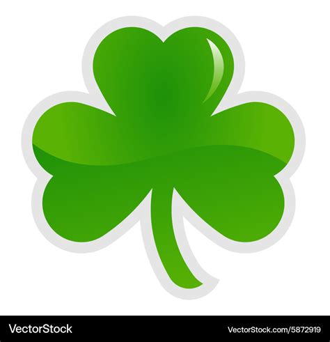 Clove Shamrock Royalty Free Vector Image Vectorstock