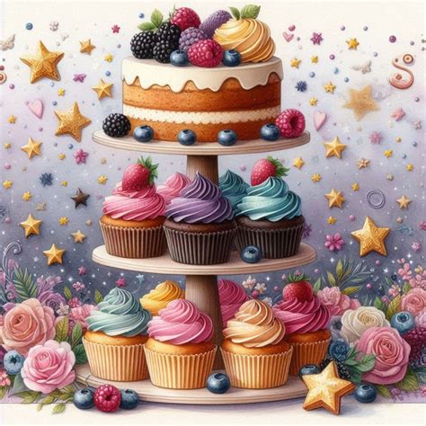 Pin By Carmen Pariona On Postres In Food Illustrations Cake Food