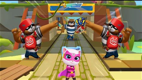 Talking Tom Hero Dash New Game New Update All Carecter Open Raccoon Boss Fight Android Ios