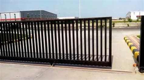 Stainless Steel Motorized Sliding Gate At Rs 75000 Sq Ft Sliding Gate