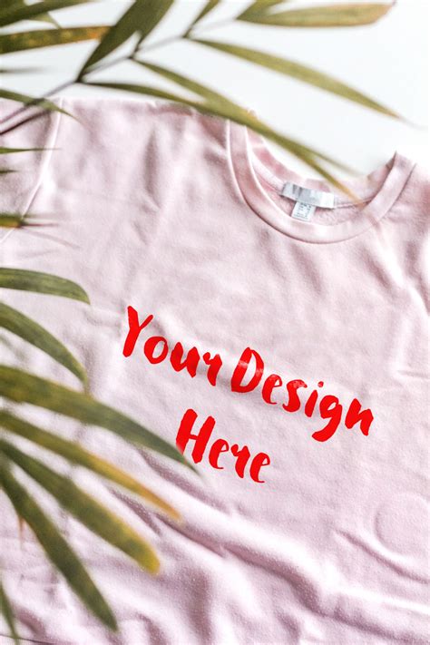 Pink T-Shirt Mockup