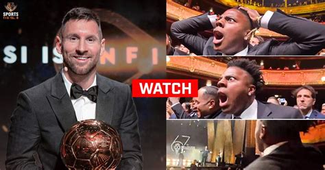 IShowSpeed disbelief as Lionel Messi wins his record 8th Ballon d'Or