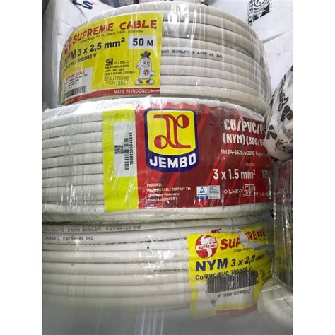 Jual Kabel Nym X Mm Merk Jembo Panjang Meter Shopee Indonesia