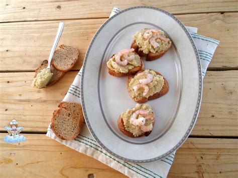 Crostini Con Crema Di Carciofi E Gamberetti Cucina Serafina