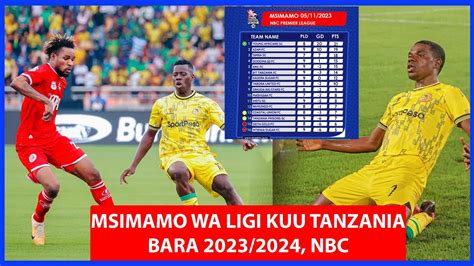 Msimamo Wa Ligi Kuu Tanzania Bara Nbc Leo November