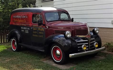 Freaking Awesome Old Dodge Panel Van 1941 1942 So I Got In Flickr