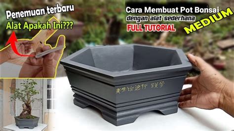 CARA MEMBUAT POT BONSAI Bahan Semen Dan Pasir YouTube