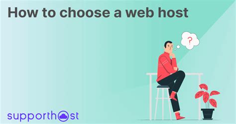 How To Choose A Web Host Supporthost