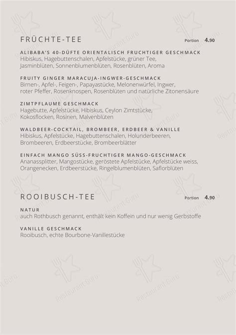 Menu da Grond Café Sils im Engadin Segl